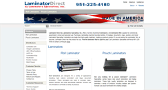 Desktop Screenshot of laminatordirect.com